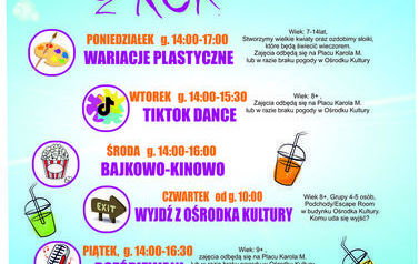 plakat wakacyjny