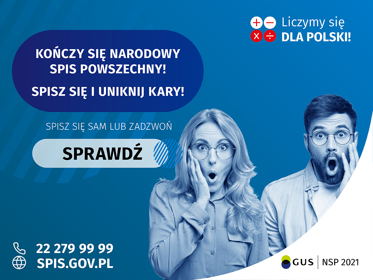 Kończy się narodowy spis powszechny reklama 