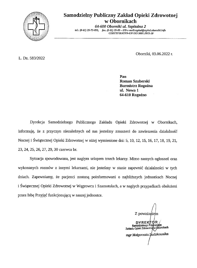 czarny tekst na białym tle, na górze logo