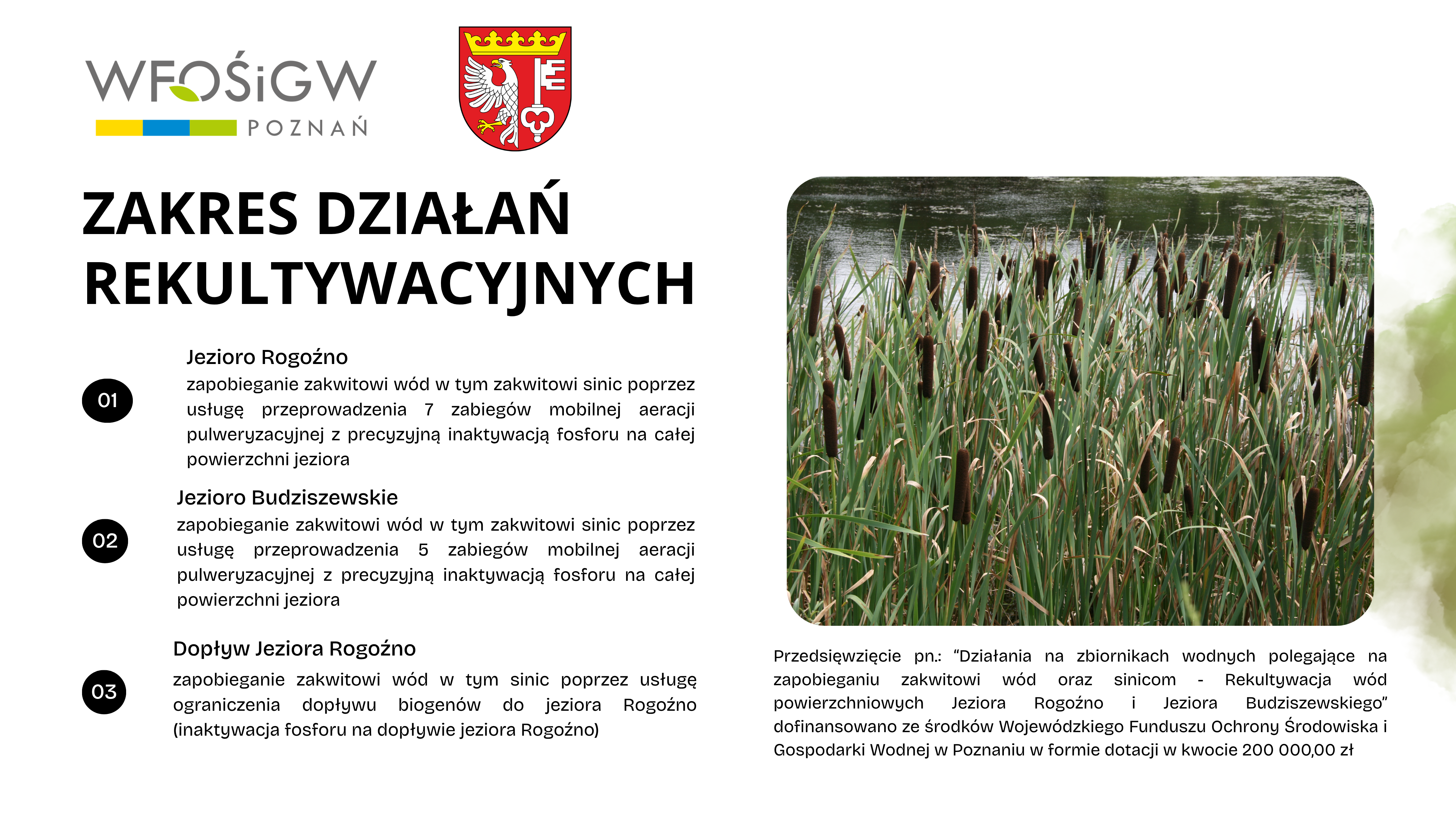 rekultywacja 1 infografika dotyczy zakresu działań rekultywacyjnych w 2026 roku