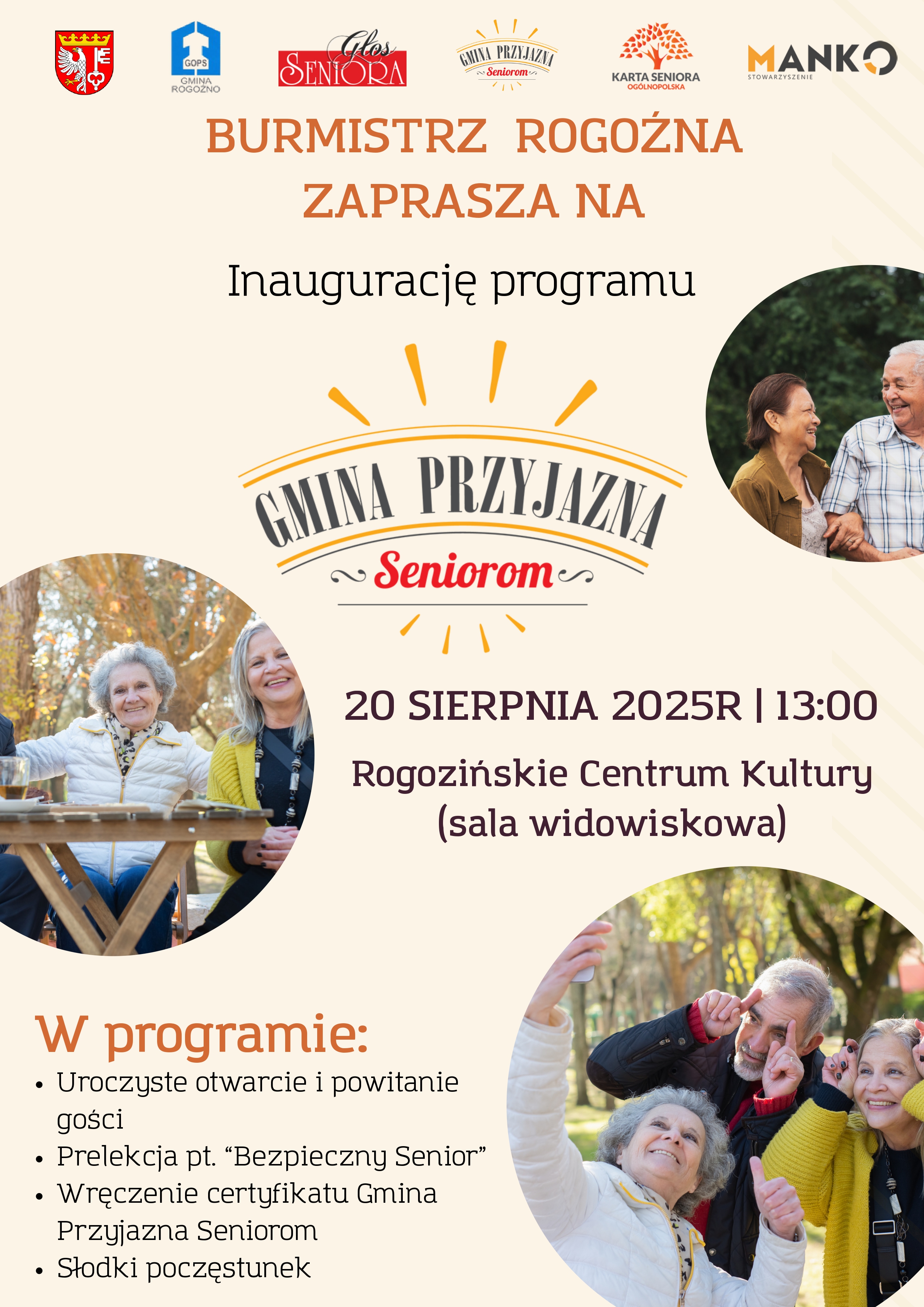 plakat gmina przyjazna seniorom