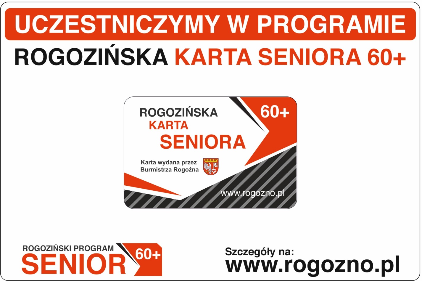 uczestniczymy w programie Rogozińska Karta Seniora