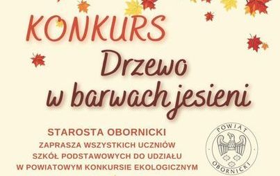 Zdjęcie do "Drzewo w barwach jesieni" konkurs dla uczni&oacute;w 