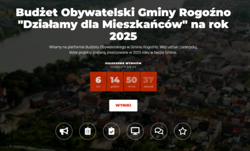 Zdjęcie do Budżet Obywatelski Gminy Rogoźno "Działamy dla Mieszkańc&oacute;w" na rok 2025 - kolejny etap
