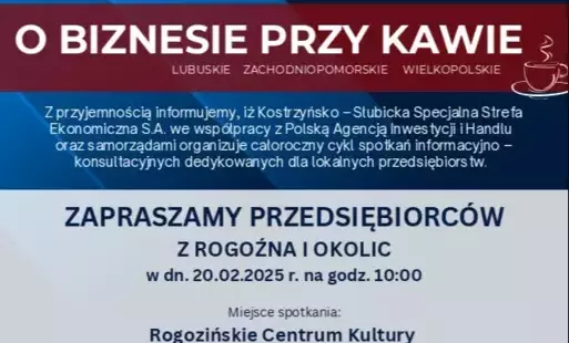 Zdjęcie do O biznesie przy kawie - spotkanie informacyjno-konsultacyjne dla lokalnych przedsiębiorc&oacute;w