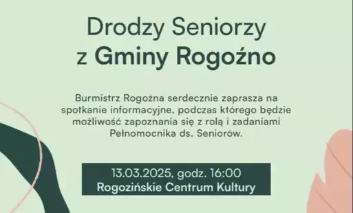 Zdjęcie do Spotkanie z Pełnomocnikiem ds. Senior&oacute;w