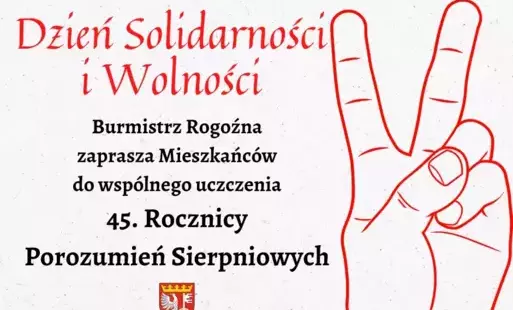 Zdjęcie do 45. rocznica Porozumień Sierpniowych - zaproszenie