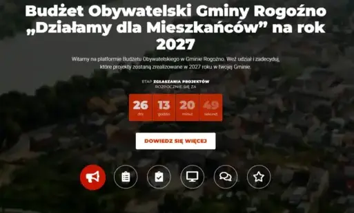 Zdjęcie do Budżet Obywatelski Gminy Rogoźno &ndash; nowa edycja już wkr&oacute;tce!