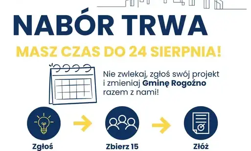 Zdjęcie do Startuje Budżet Obywatelski Gminy Rogoźno 2027!