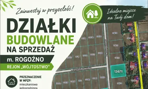 Zdjęcie do Działki budowlane na sprzedaż - W&oacute;jtostwo