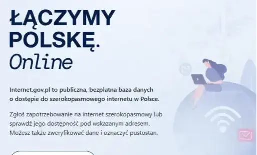 Zdjęcie do Sprawdź dostępność internetu pod swoim adresem