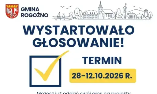 Zdjęcie do GŁOSUJEMY! Ruszył Budżet Obywatelski Gminy Rogoźno!