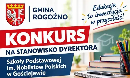 Zdjęcie do Konkurs na stanowisko dyrektora szkoły w Gościejewie!