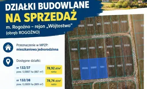 Zdjęcie do Szukasz miejsca pod budowę własnego domu? Sprawdź działki gminne w Rogoźnie!